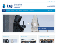 Tablet Screenshot of icjcanada.org